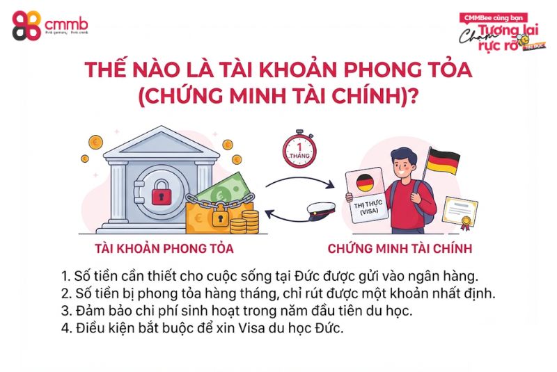 Cách Tính Tài Khoản Phong Tỏa Du Học Nghề Đức 1 Thế nào là tài khoản phong tỏa (chứng minh tài chính)?