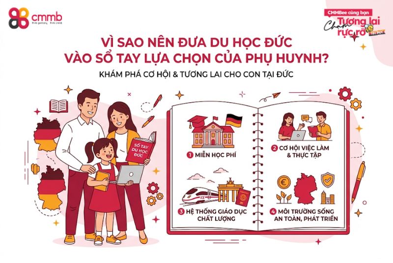 Vì sao nên đưa Du học Đức vào sổ tay lựa chọn của các bậc phụ huynh?