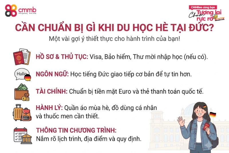 Cần chuẩn bị gì khi du học hè tại Đức?