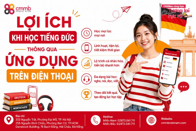 Lợi ích khi học tiếng Đức thông qua ứng dụng trên điện thoại