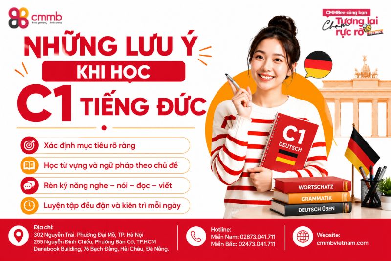 Những lưu ý khi học C1 tiếng Đức? C1 tiếng Đức ra làm gì? 1 Những lưu ý khi học C1 tiếng Đức