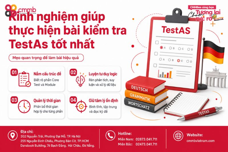Kinh nghiệm giúp thực hiện bài kiểm tra TestAs tốt nhất