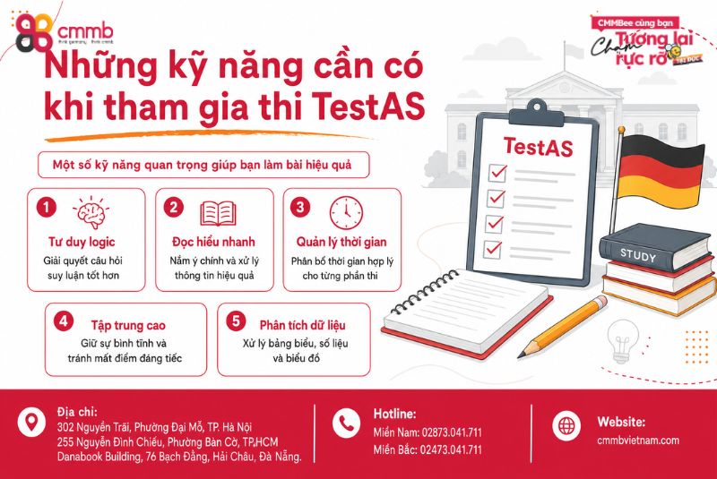Những kỹ năng cần có khi tham gia thi TestAS