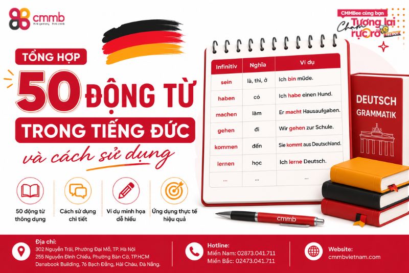 Tổng Hợp 50 Động Từ Trong Tiếng Đức và Cách Sử Dụng 2 Tổng hợp 50 động từ trong tiếng Đức và cách sử dụng