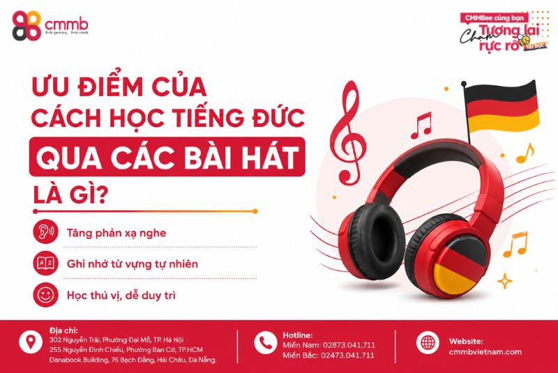 Học tiếng Đức Thành Thạo Thông Qua List Nhạc Tiếng Đức Cực Hay 2 Ưu điểm của cách học tiếng Đức qua các bài hát là gì?