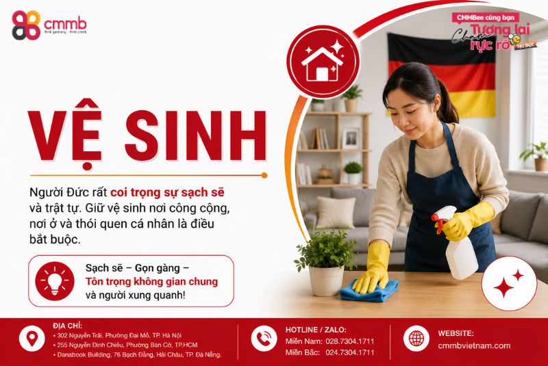 05 điều cấm kỵ khi sống ở Đức - Phần 1 về văn hóa 2 Vệ sinh