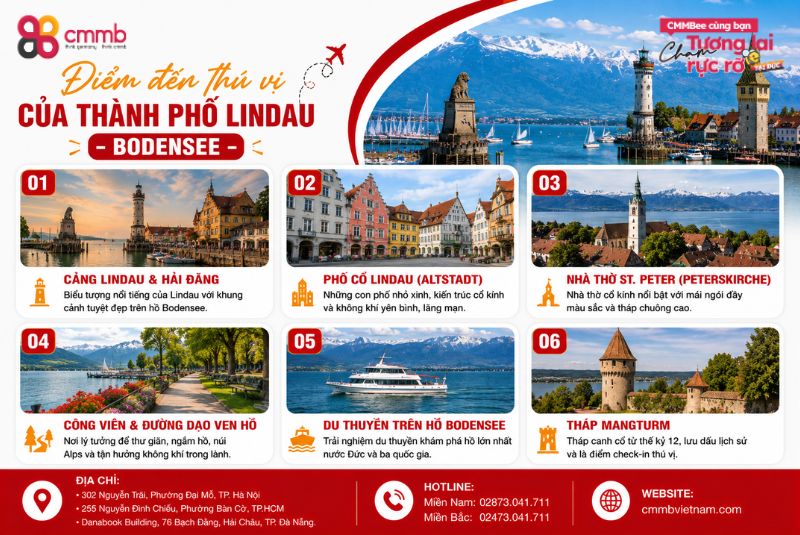 Điểm đến thú vị của thành phố Lindau - Bodensee