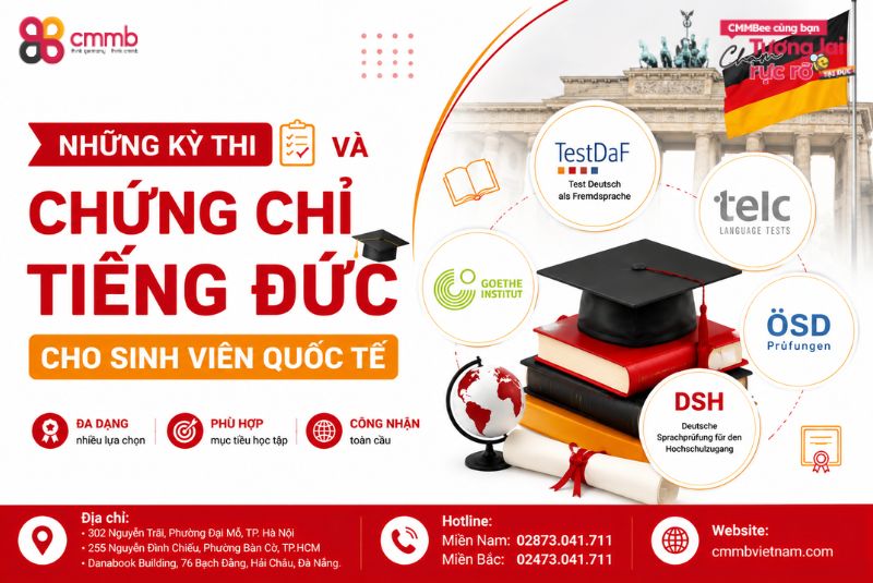 Chi tiết về chứng chỉ tiếng Đức DSH phải nắm vững trước khi đi du học 4 Những kì thi và chứng chỉ tiếng Đức cho sinh viên quốc tế