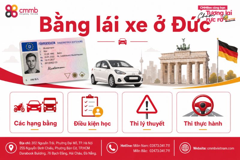 Chuyển đổi bằng lái xe từ bằng Việt Nam sang bằng Đức 1 Bằng lái xe ở Đức
