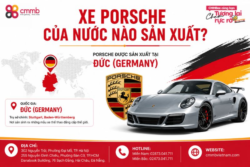 Xe Porsche của nước nào? Logo có ý nghĩa như thế nào? 1 Xe porsche của nước nào sản xuất?