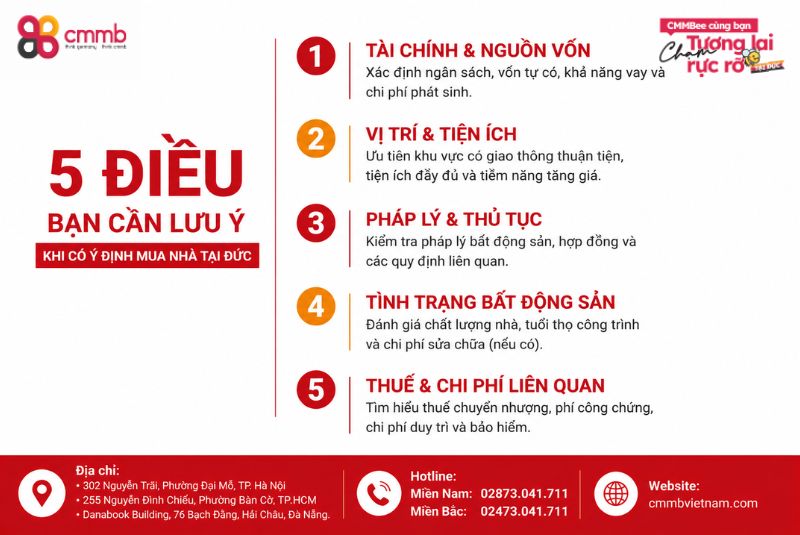 Lộ trình mua nhà tại Đức và 5 điều cần lưu ý 2 5 điều bạn cần lưu ý khi có ý định mua nhà tại Đức