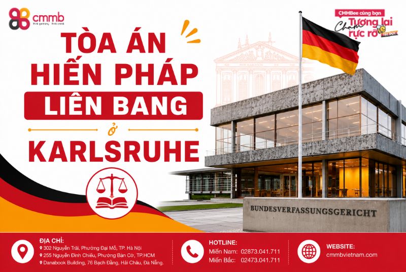 Đôi nét về hệ thống Chính trị nước Đức mà du học sinh nên biết 3 Tòa án Hiến pháp Liên bang ở Karlsruhe canh giữ Luật cơ bản trong hệ thống chính trị nước Đức
