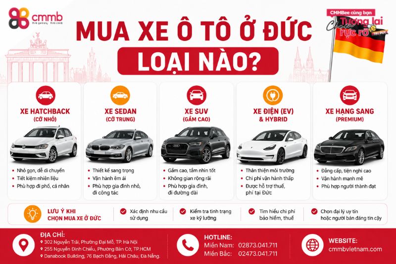 Mua Xe Ô Tô Ở Đức loại nào?