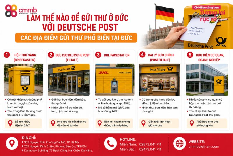 Hướng Dẫn Gửi Thư Ở Đức Và Những Điều Cần Biết 1 Làm Thế Nào Để Gửi Thư Ở Đức Với Deutsche Post