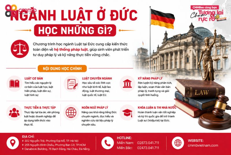 Du Học Đức Ngành Luật Liệu Có Khó Như Bạn Nghĩ? 1 Ngành Luật ở Đức học những gì