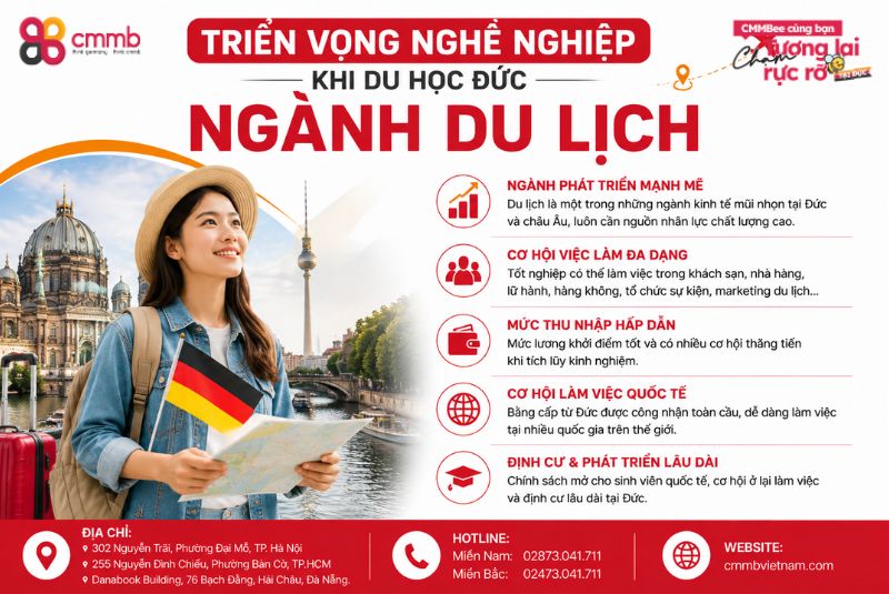 Triển vọng nghề nghiệp khi du học Đức ngành du lịch