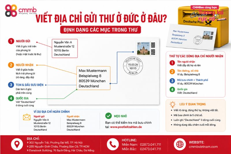 Hướng Dẫn Gửi Thư Ở Đức Và Những Điều Cần Biết 2 Viết Địa Chỉ Gửi Thư Ở Đức Ở Đâu?