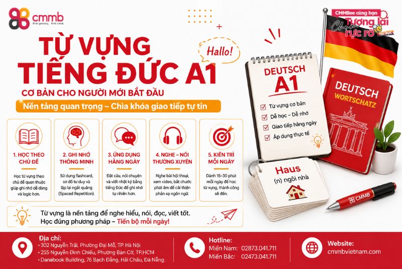 Từ Vựng Tiếng Đức A1 Cơ Bản Cho Người Mới Bắt Đầu 1 Cách Học Từ Vựng Tiếng Đức A1 Hiệu Quả Nhất