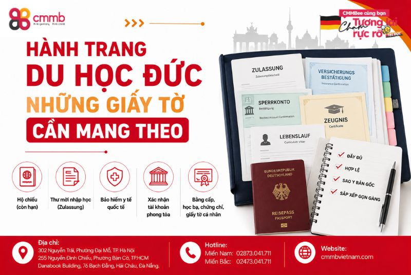 Hành Trang Du Học Đức Tối Giản Và Đầy Đủ Nhất 1 Hành trang du học Đức: Những giấy tờ cần mang