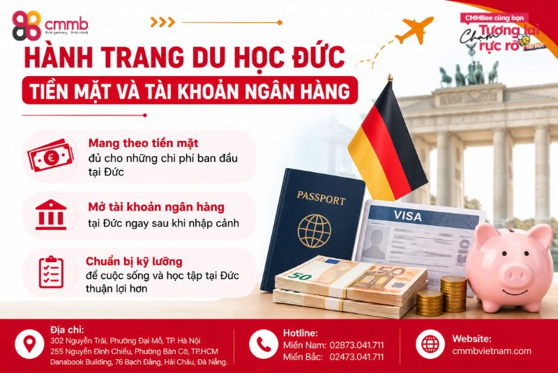 Hành Trang Du Học Đức Tối Giản Và Đầy Đủ Nhất 2 Hành trang du học Đức: Tiền mặt và tài khoản ngân hàng