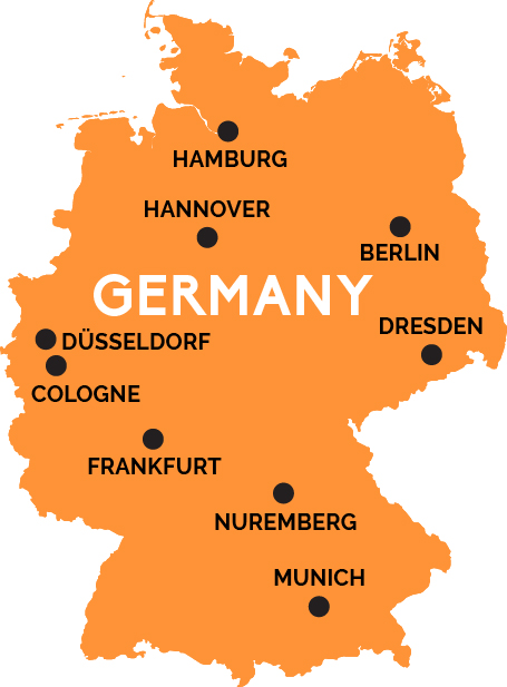 Bản đồ nước Đức 