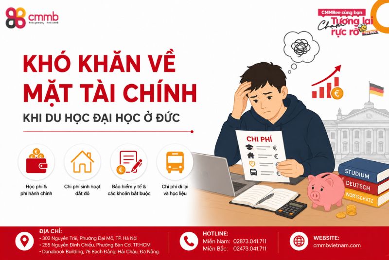 Khó khăn về mặt tài chính khi du học đại học ở Đức