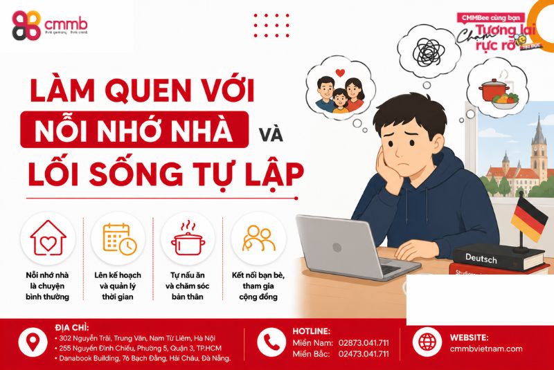 Làm quen với nỗi nhớ nhà và lối sống tự lập
