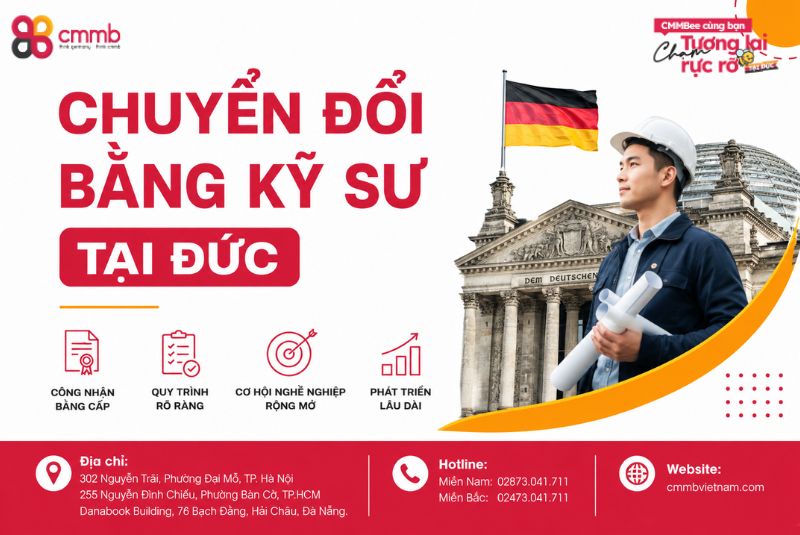 Chuyển Đổi Bằng Kỹ Sư Tại Đức 2026: Điều kiện, chi phí