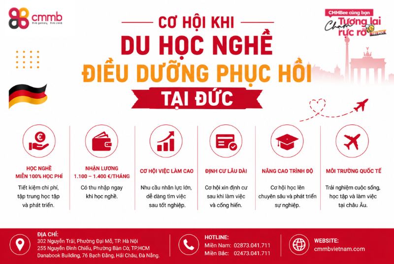 Cơ hội khi du học nghề Điều dưỡng phục hồi tại Đức?