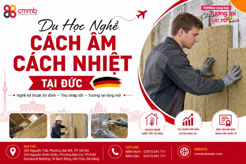 Du Học Nghề Cách Âm Cách Nhiệt Tại Đức