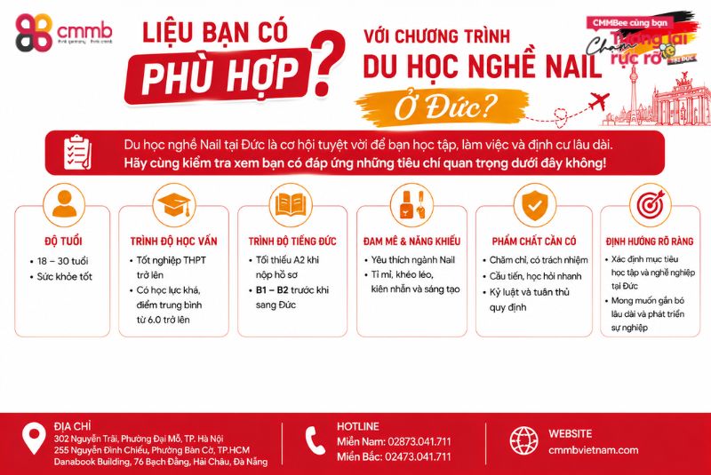 Liệu bạn có phù hợp với chương trình du học nghề nail ở Đức?