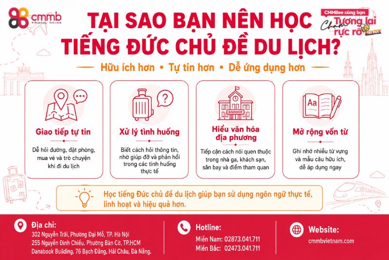 Tiếng Đức Chủ Đề Du Lịch, Lưu Lại Ngay 1 Tại sao bạn nên học tiếng Đức chủ đề du lịch?