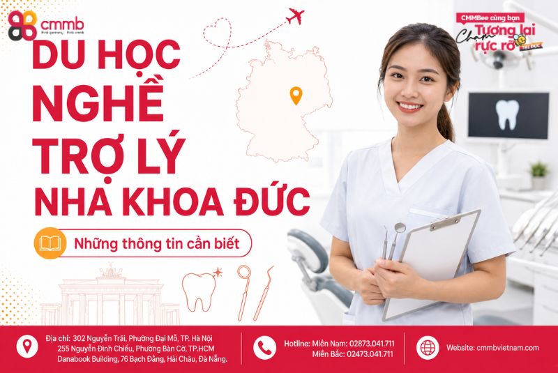 Du học nghề trợ lý nha khoa Đức: Cơ hội cho ứng viên du học nghề Đức