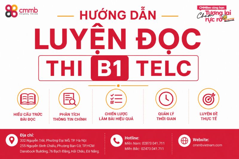 Hướng dẫn làm bài thi đọc TELC B1 tiếng Đức kèm tài liệu 9 Hướng dẫn luyện đọc thi B1 TELC