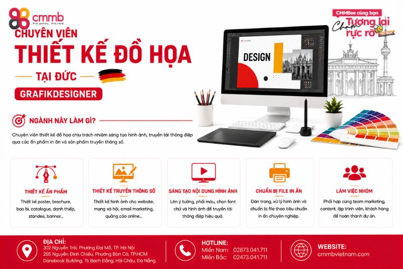 Chuyên viên thiết kế đồ họa tại Đức Grafikdesigner