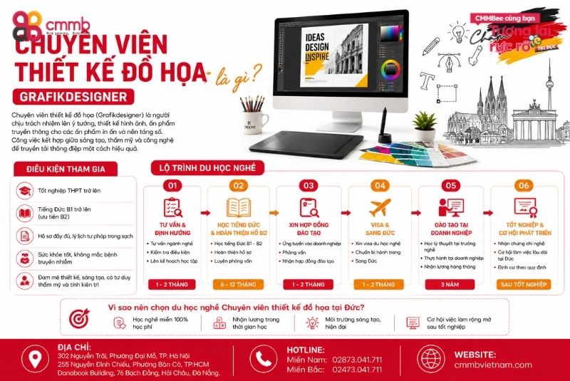 Du học nghề Chuyên viên thiết kế đồ họa là gì?
