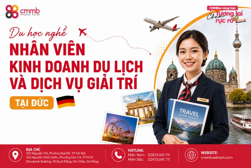 Du học nghề Nhân viên kinh doanh du lịch và dịch vụ giải trí tại Đức