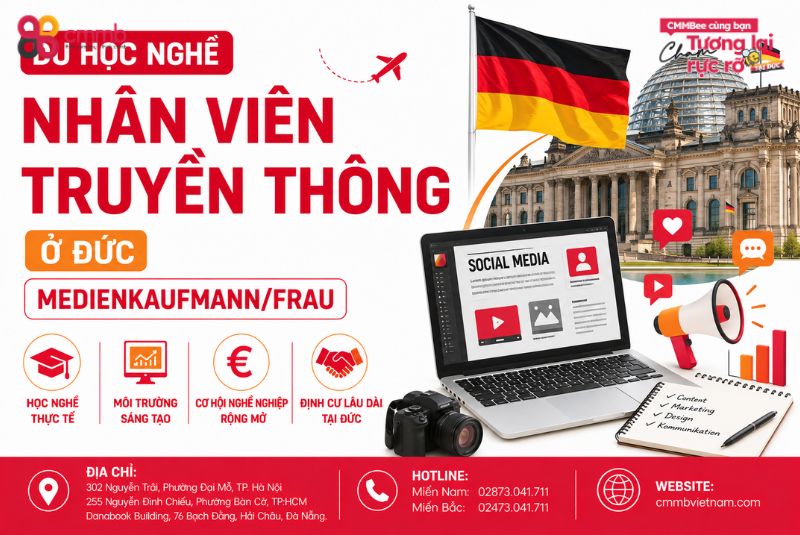 Du học nghề Nhân viên truyền thông ở Đức Medienkaufmann/Frau