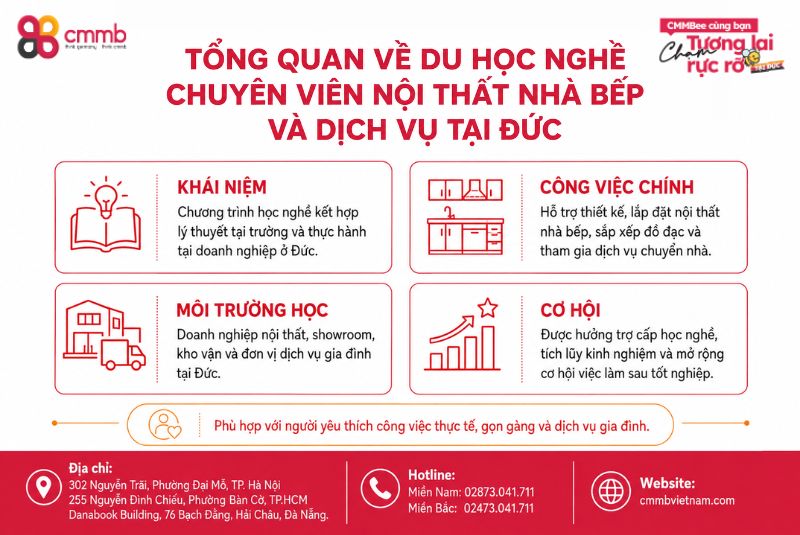 Du học nghề Chuyên viên nội thất nhà bếp và dịch vụ chuyển nhà tại Đức 1 Tổng quan về du học nghề Chuyên viên nội thất nhà bếp và dịch vụ tại Đức