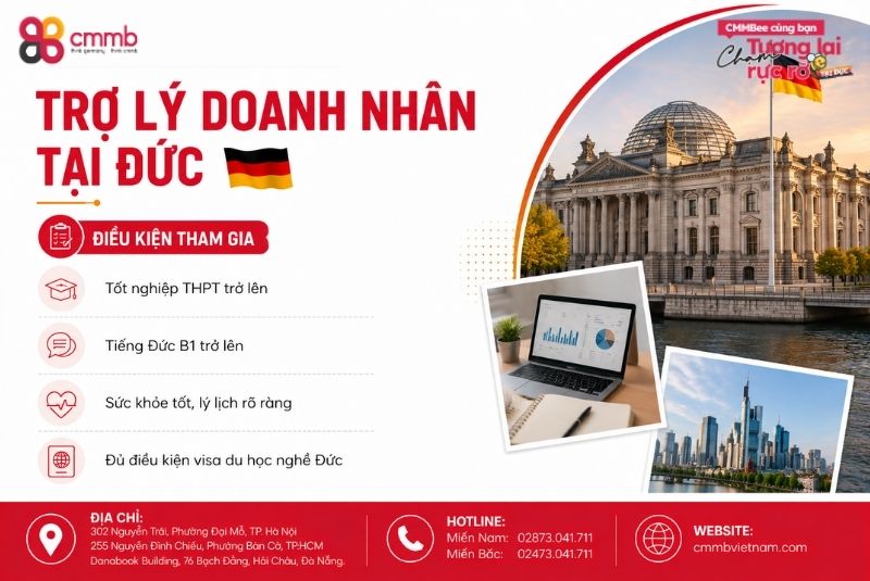 Chương trình Du học nghề Trợ lý doanh nhân tại Đức