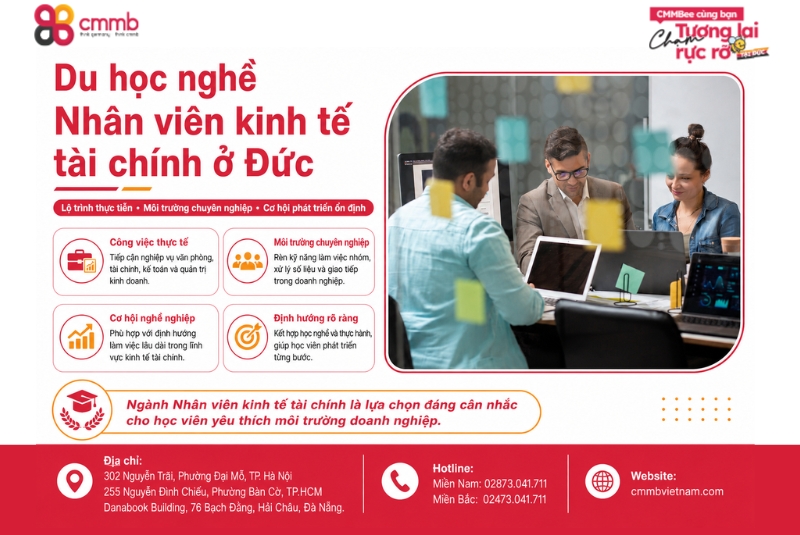 Du học Đức từ A-Z: Điều kiện, thủ tục, hồ sơ cần thiết 13 Du học nghề Nhân viên kinh tế tài chính ở Đức