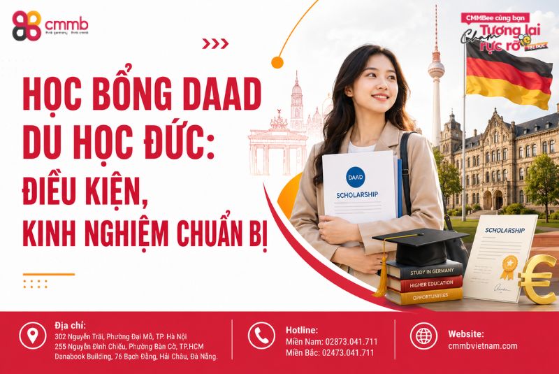 Học bổng DAAD du học Đức: Điều kiện, chi phí