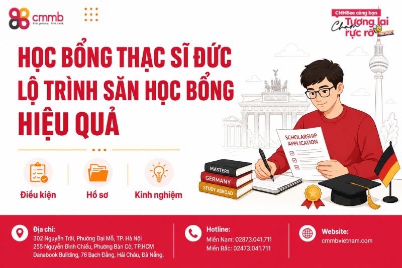 Học bổng thạc sĩ Đức: Lộ trình săn học bổng hiệu quả