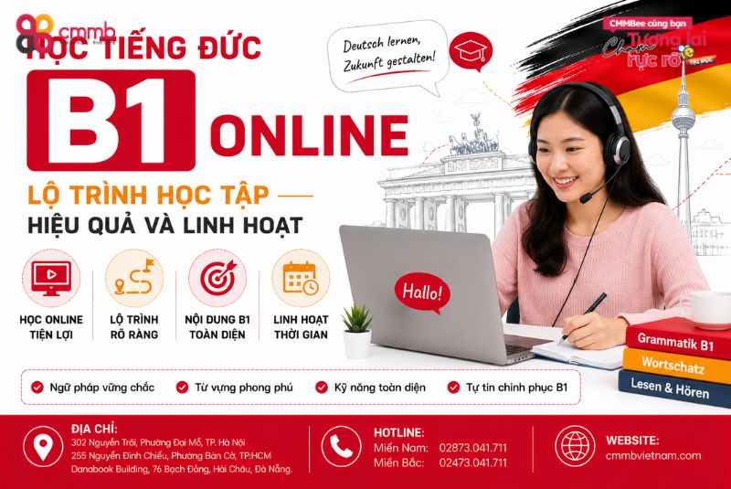Học tiếng Đức B1 Online: Lộ trình học tập hiệu quả và linh hoạt