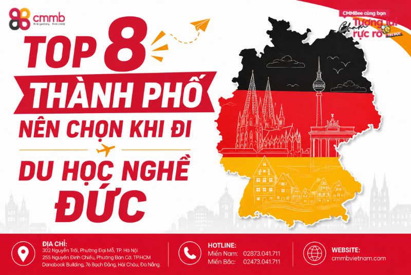 Top 8 Thành Phố Nên Chọn Khi Đi Du Học Nghề Đức