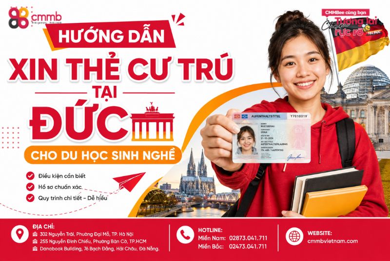 Hướng Dẫn Xin Thẻ Cư Trú Tại Đức Cho Du Học Sinh Nghề