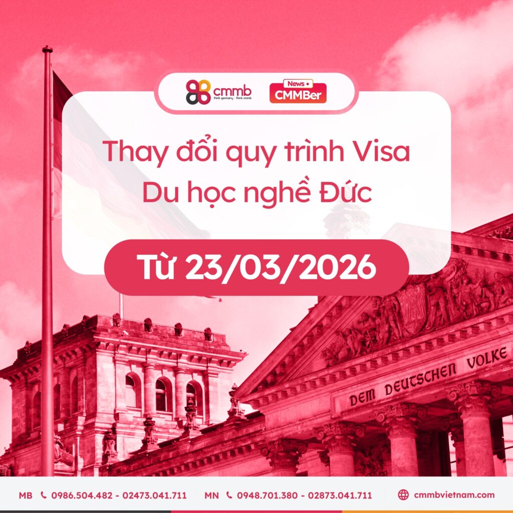 Thông báo quan trọng: Quy trình xin visa du học nghề Đức từ ngày 23/03/2026 1 Thông báo quan trọng: Quy trình xin visa du học nghề Đức từ ngày 23/03/2026
