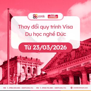 Thông báo quan trọng: Quy trình xin visa du học nghề Đức từ ngày 23/03/2026