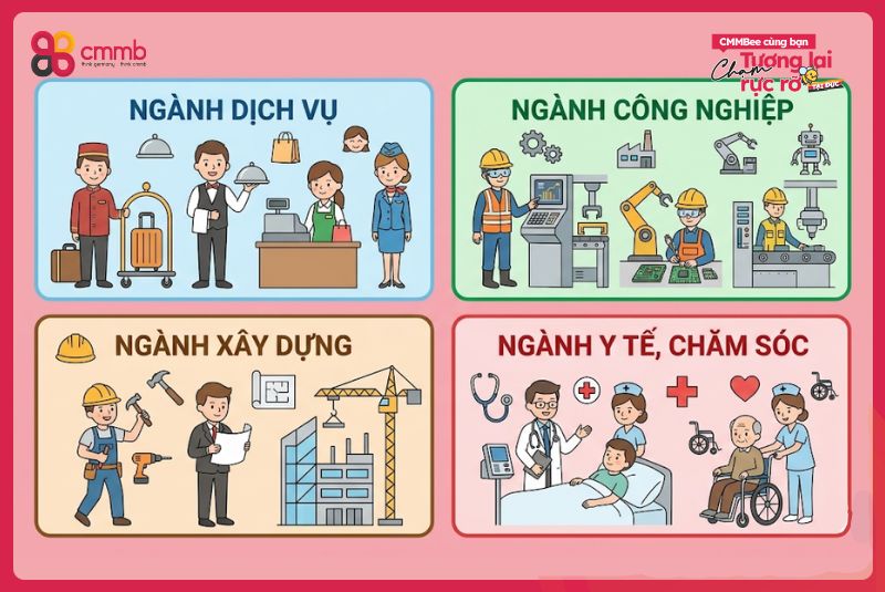 Xuất khẩu lao động Malta: Hồ sơ, chi phí và cơ hội 2 Các ngành nghề nhu cầu tuyển dụng cao