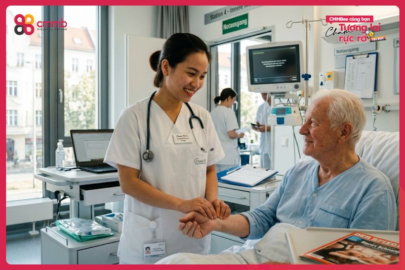 Tào Lê Tâm Như đậu visa Điều dưỡng 1 nghe dieu duong o duc